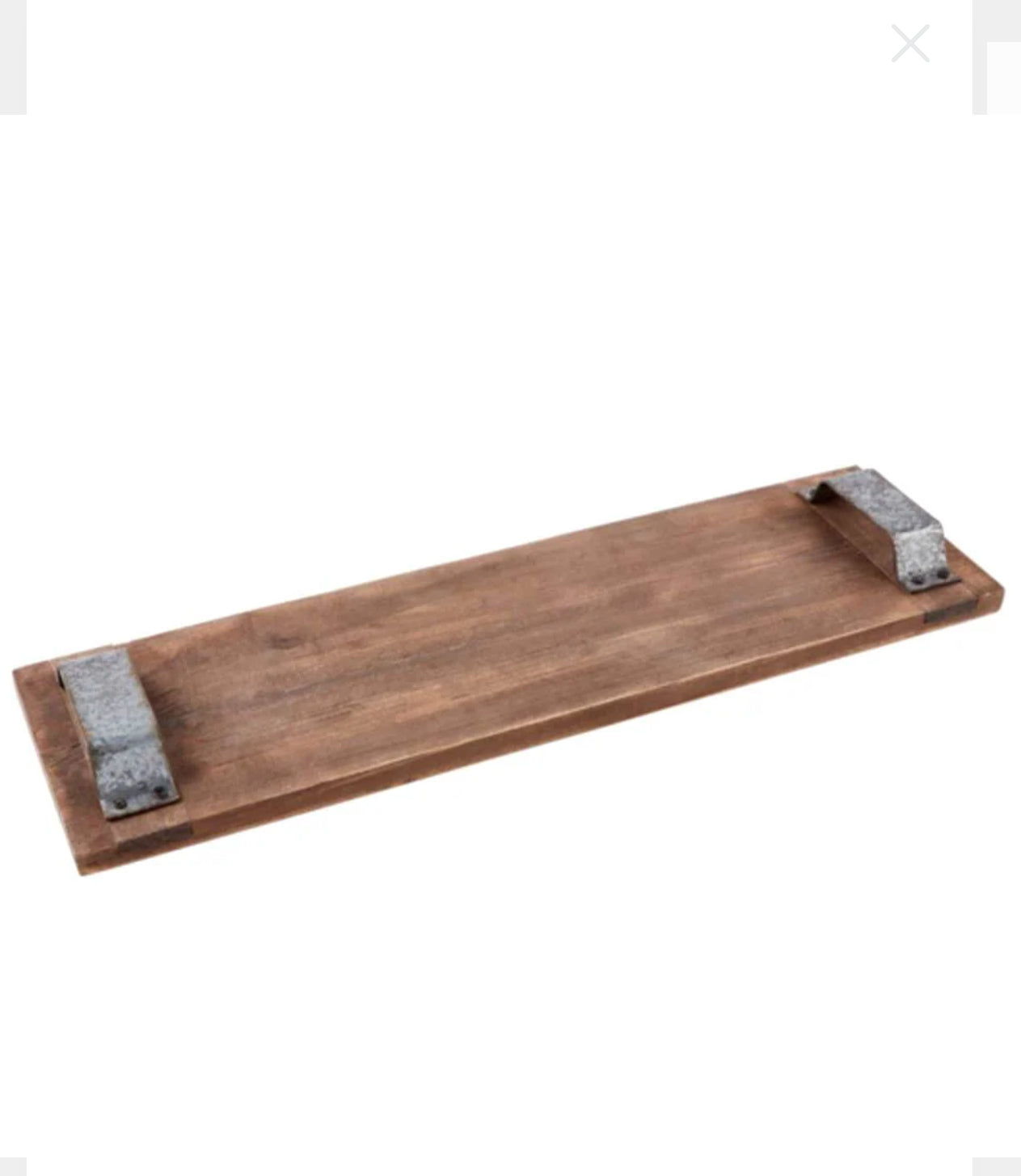 Mud Pie Rectangle Reversible Wood Riser and Board