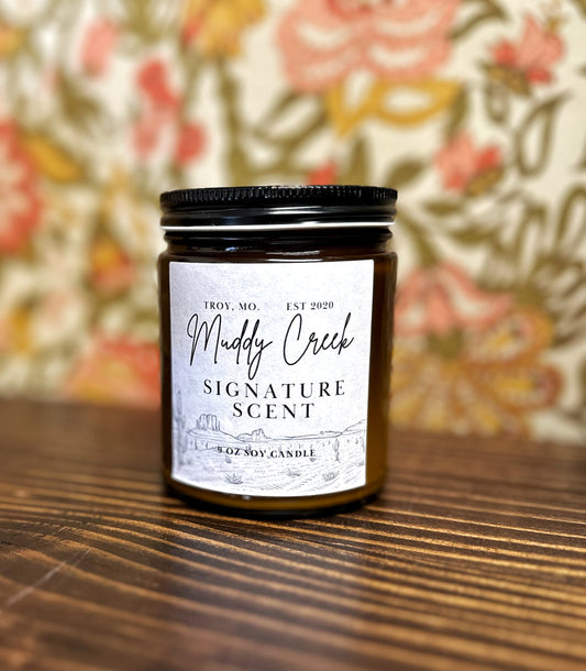 Muddy Creek Signature Scent 9 oz Soy Candle