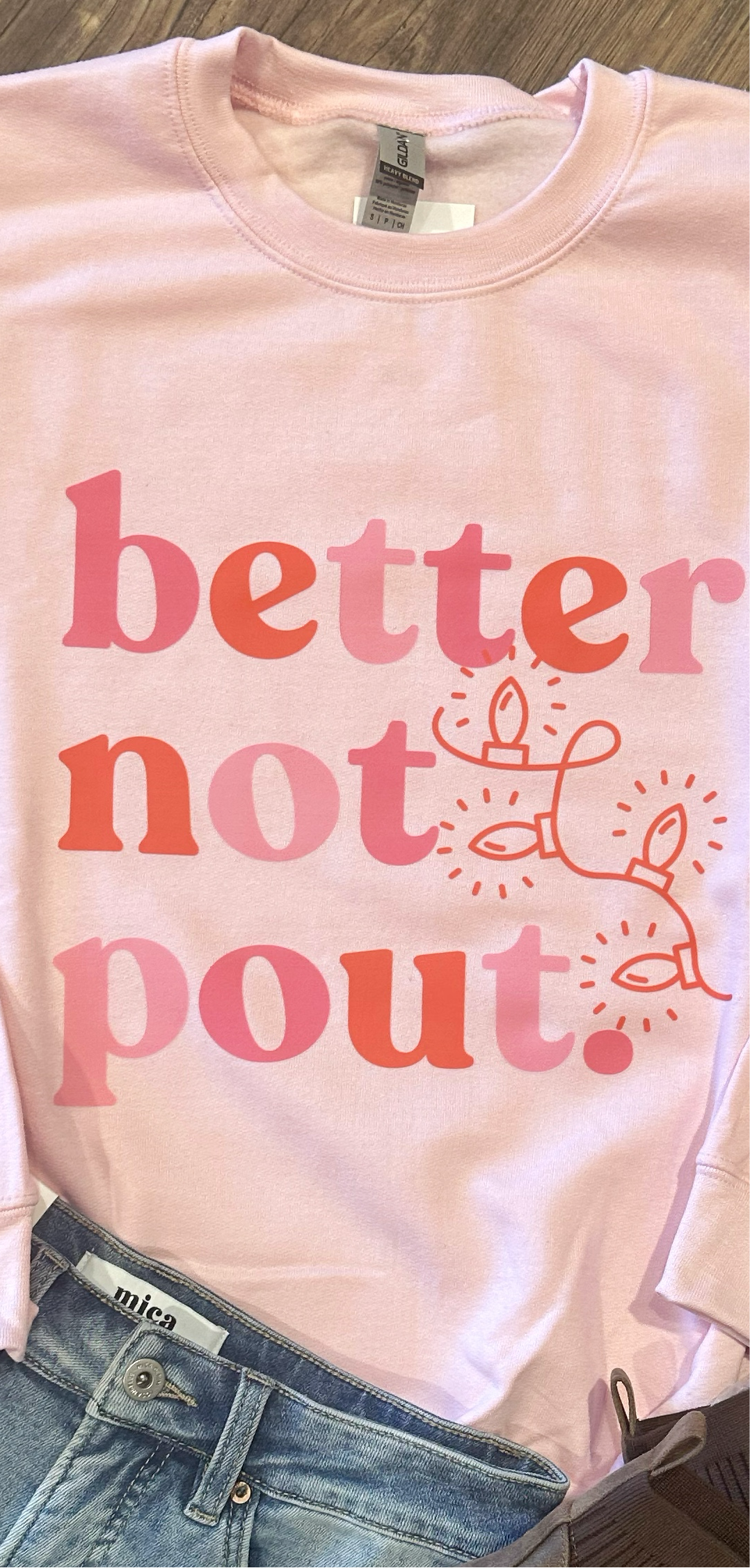 Better Not Pout Short Sleeve TEE