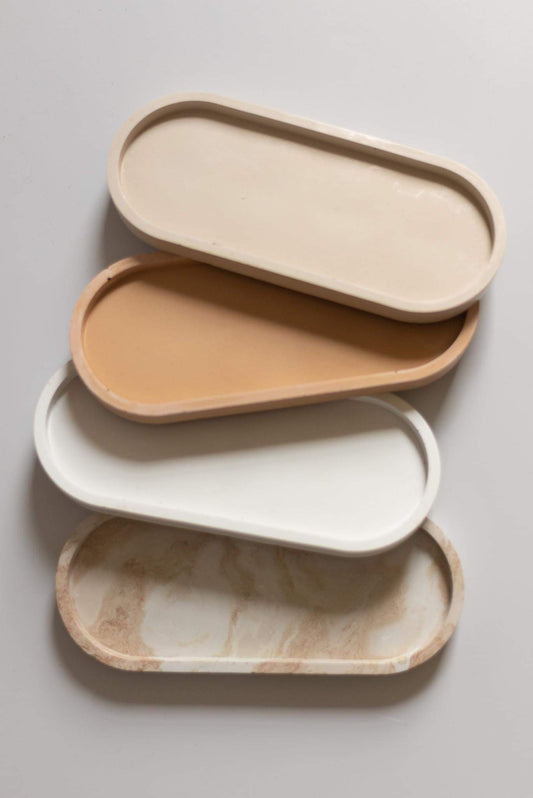 Oval Concrete Tray