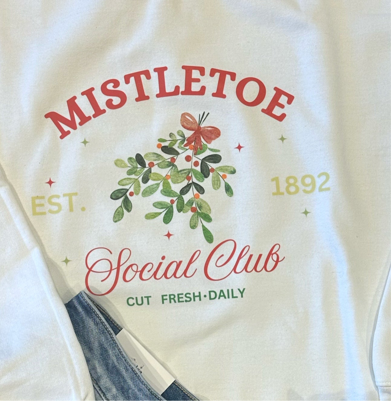 Mistletoe Social Club Short Sleeve TEE