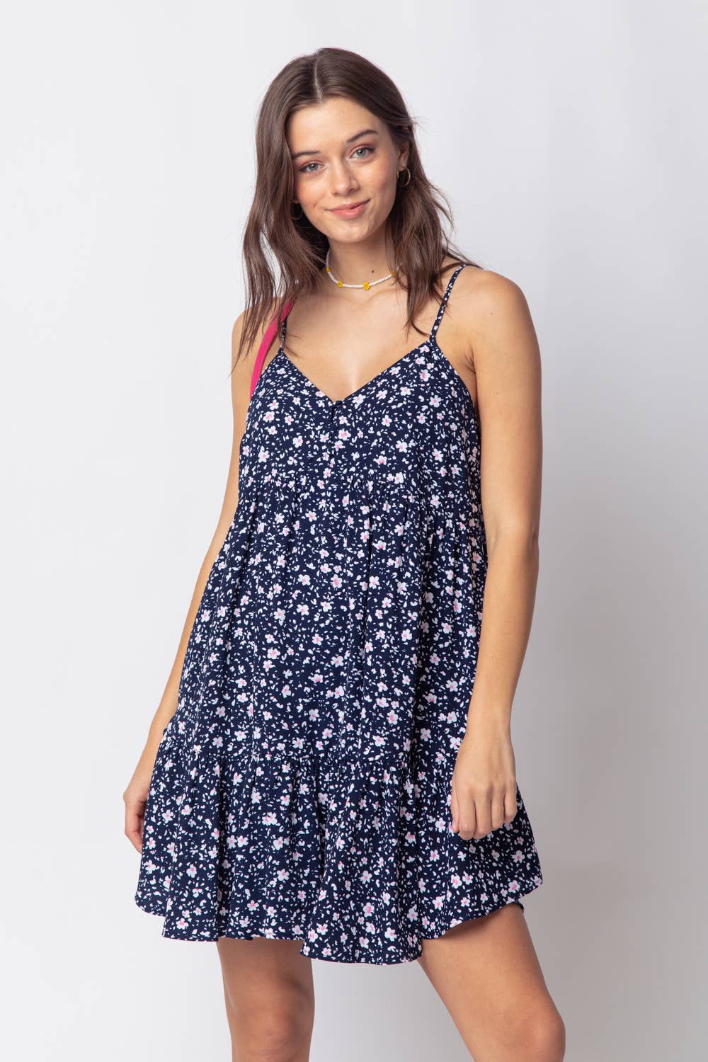 Poppy Dotted Mini Dress