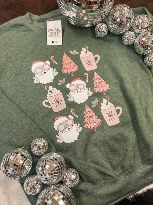 Retro Christmas Short Sleeve TEE