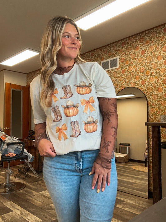 Howdy Pumpkin Graphic Tee