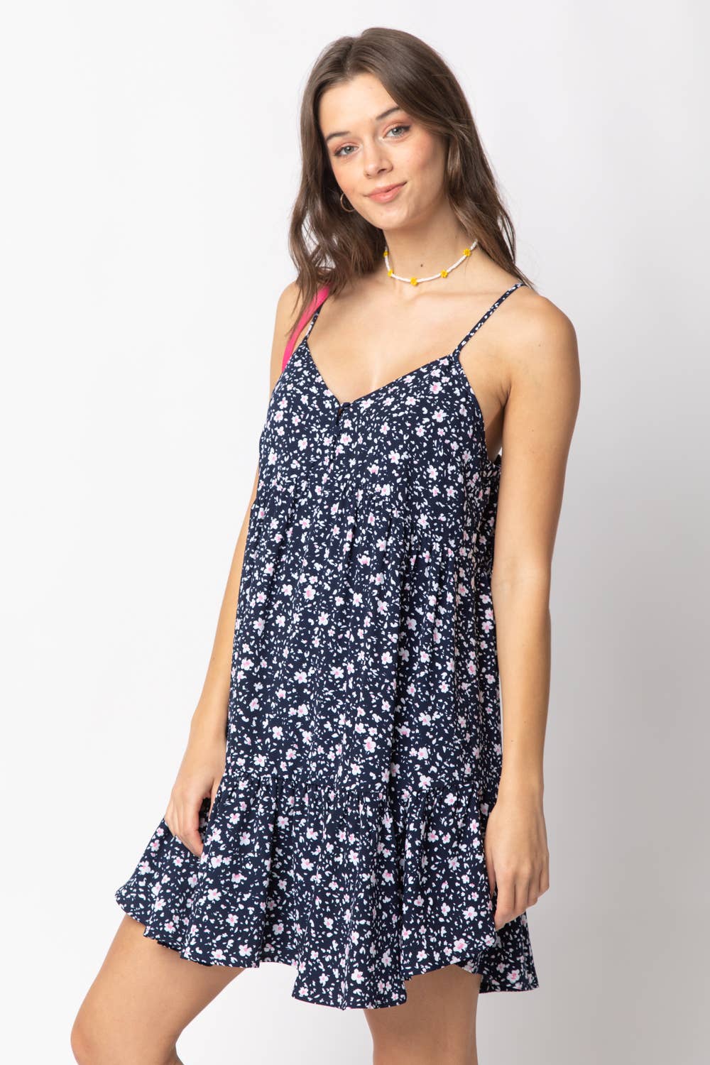 Poppy Dotted Mini Dress