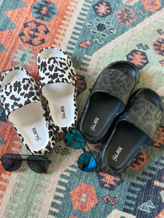 Cheetah Rubber Slides