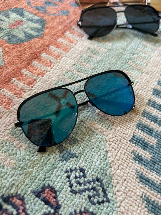 Blue/Black Aviators