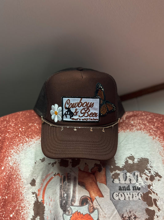 Cowboys & Beer Custom Trucker