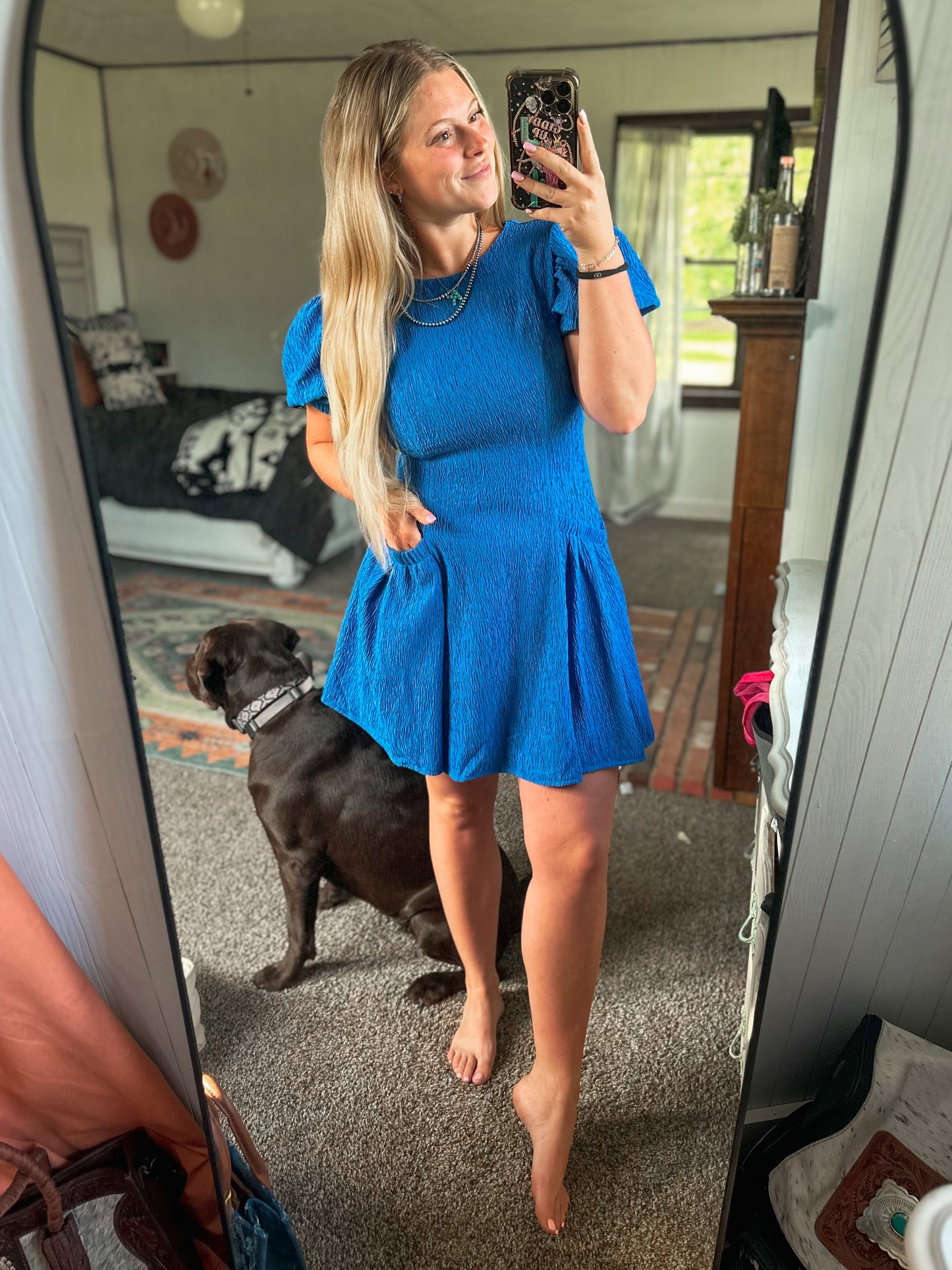 Ashlynn Drop-Waist Dress